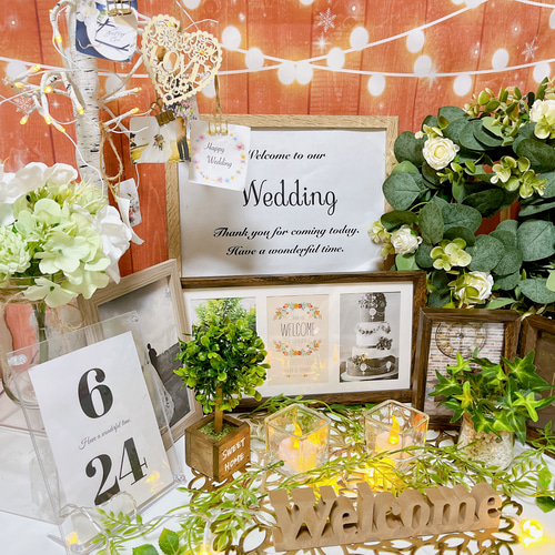 受注製作 No.932 ウェルカムスペース 結婚式 まとめ売り セット