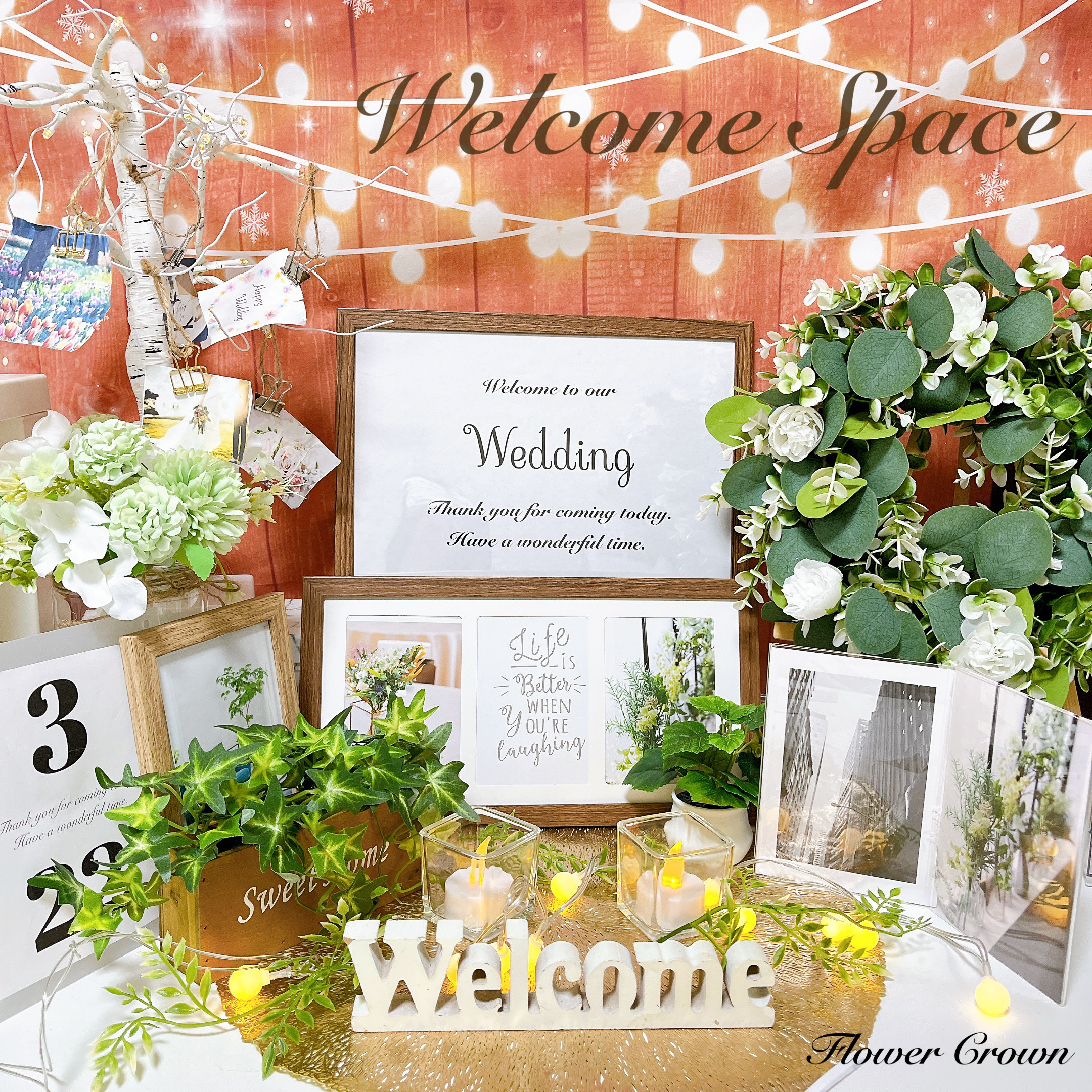 受注製作 No.799 ウェルカムスペース 結婚式 まとめ売り ハートドロップス ウエディング ウェルカムボード 披露宴