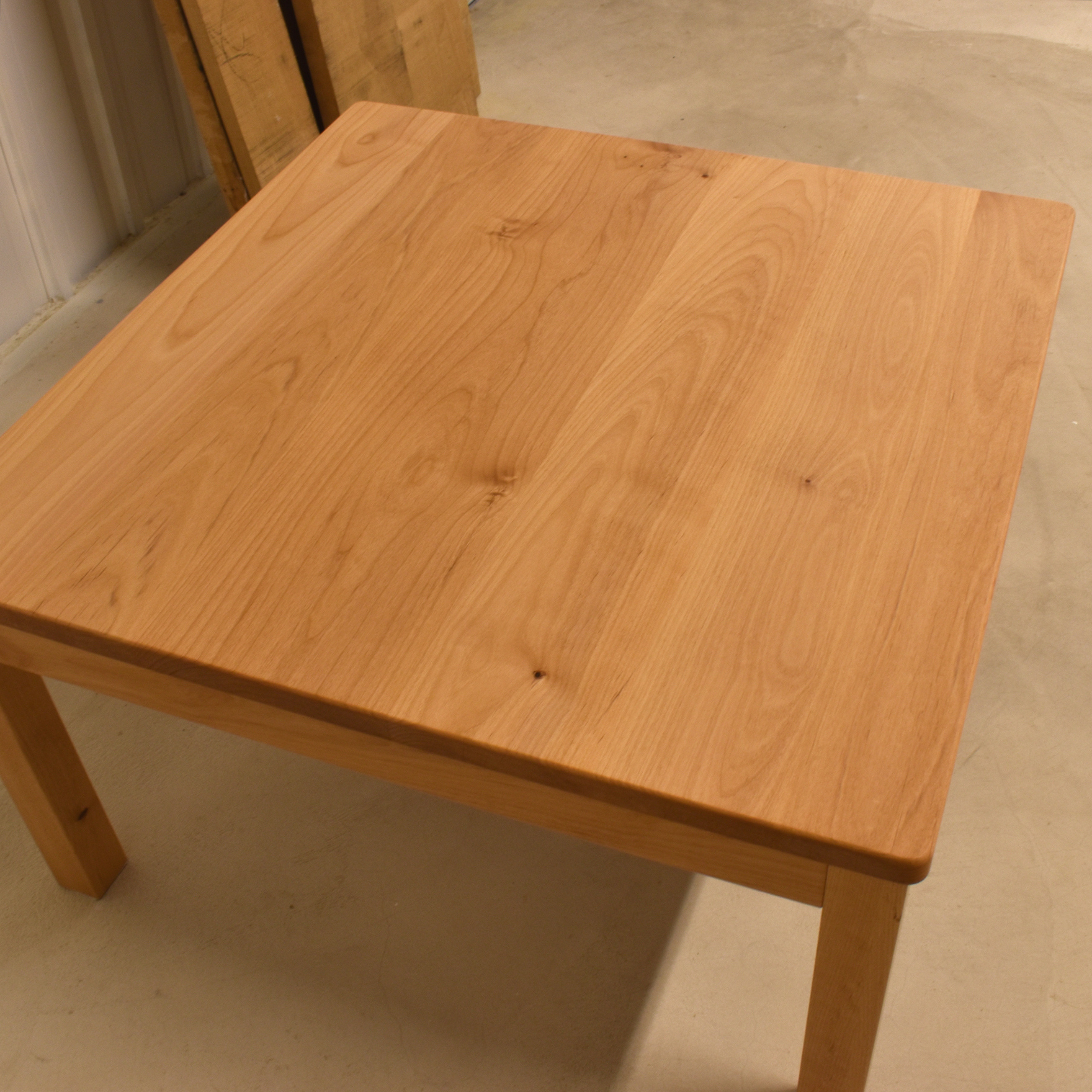 無垢こたつテーブル "広葉樹アルダー無垢材"