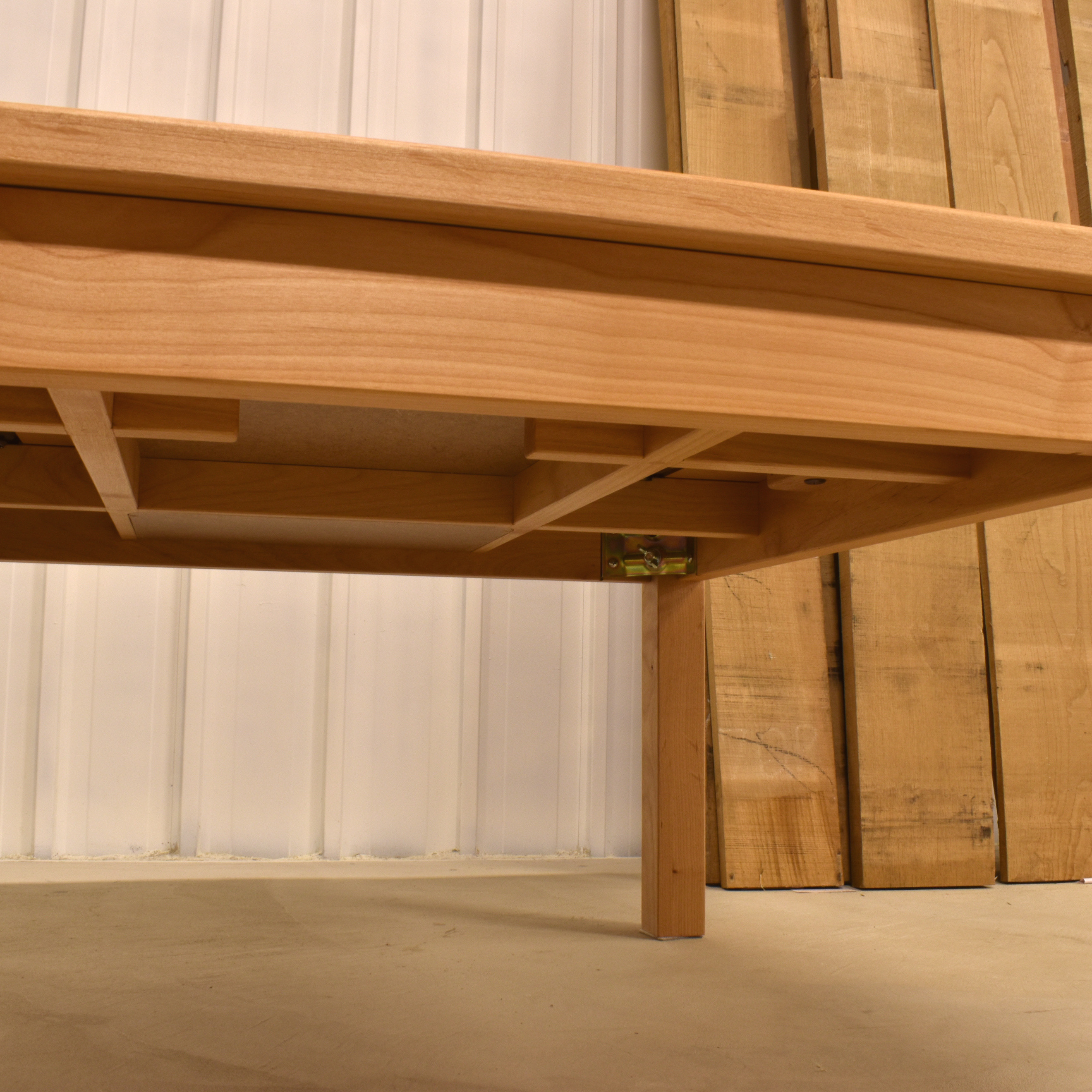 無垢こたつテーブル "広葉樹アルダー無垢材"