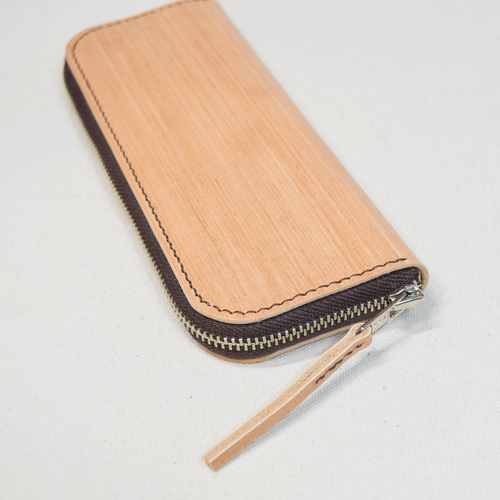 柿渋染めのヌメ革のペンケース PC93 ペンケース YOSI'S CRAFT 通販