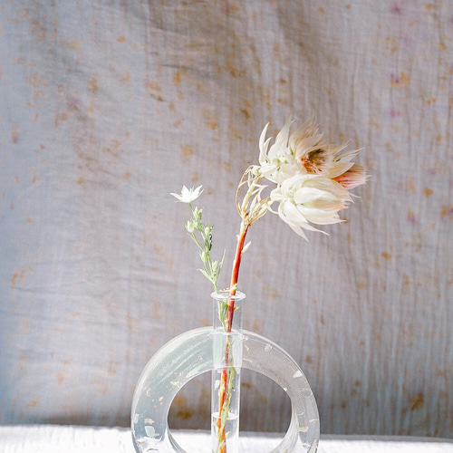 一輪挿し　花器　フラワーベース　花瓶　作家物　花片　花弁 楽天市場】一輪差し 清水焼 作家物 関 黒十草 白十草 一輪生
