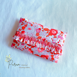 Sale!!リバティ スモッキング刺繍のポケットティッシュケース その他  