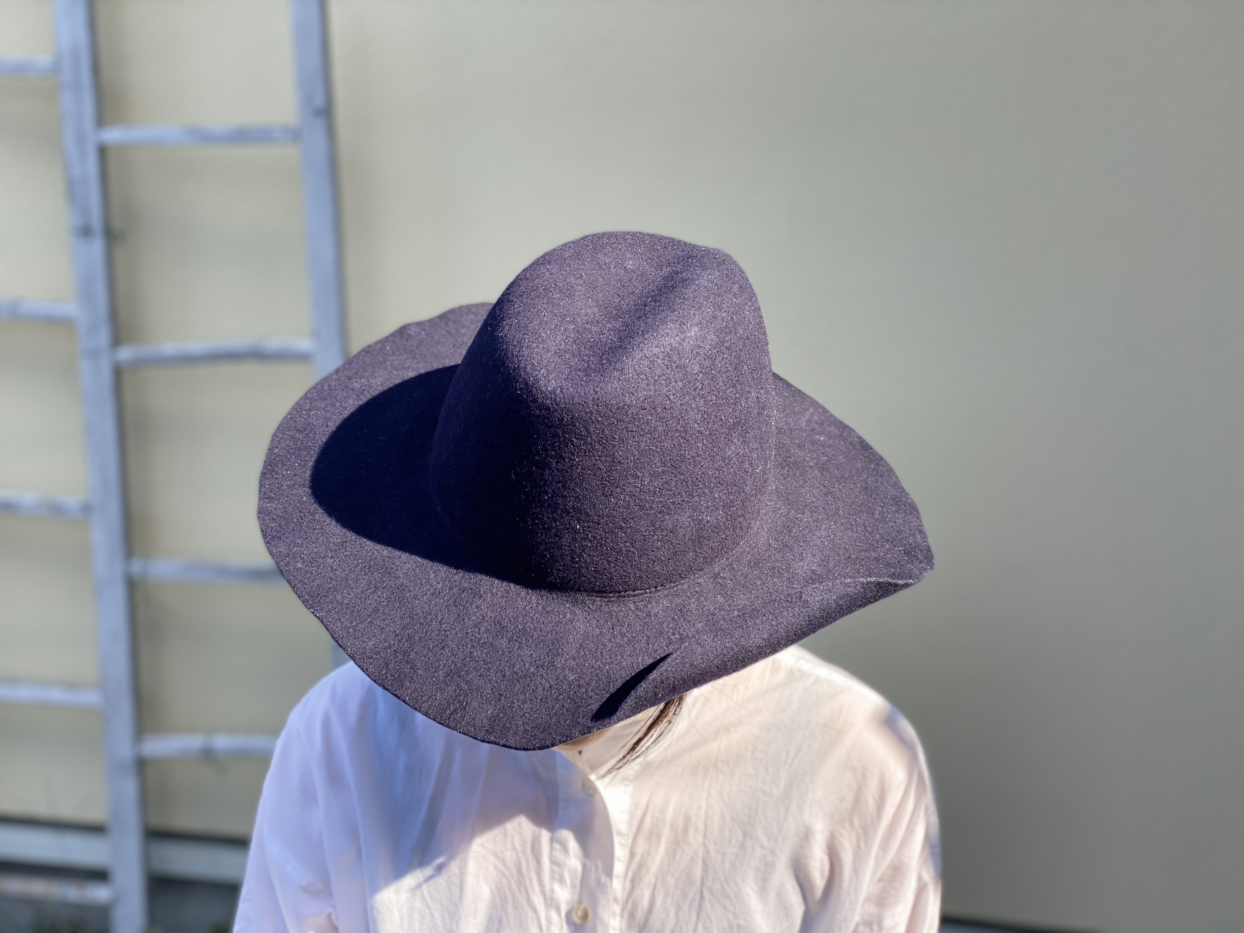 ふたこぶ木型で作ったハット