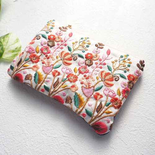 M】花 パッチワーク ブロックプリント カンタキルト397 M】花 パッチ