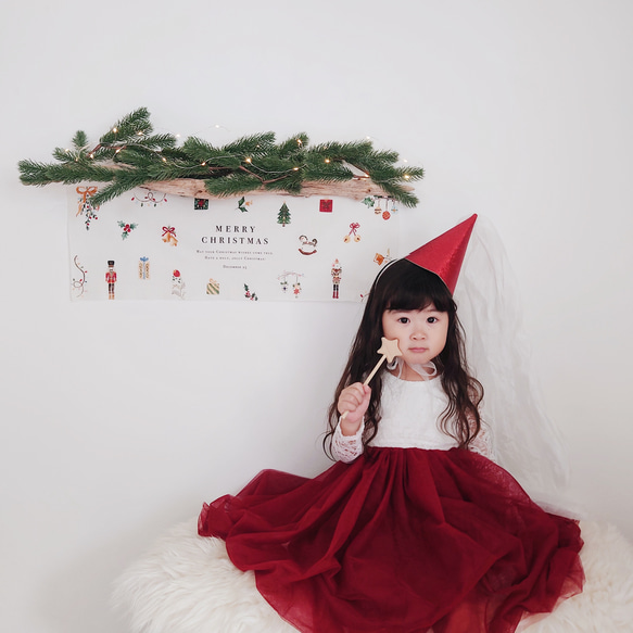 Christmas  tapestry / Jingle Bells | コットンリネン | クリスマス | ツリ 15枚目の画像
