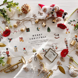 Christmas  tapestry / Jingle Bells | コットンリネン | クリスマス | ツリ 14枚目の画像