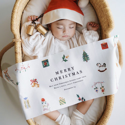 Christmas  tapestry / Jingle Bells | コットンリネン | クリスマス | ツリ 9枚目の画像