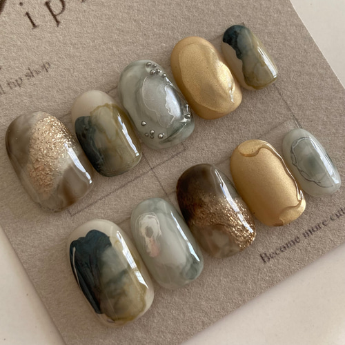 ネイルチップ・付け爪 rianosaurusu Amazon | Risa ネイルチップ 付け爪 チップ ショート ロング 24