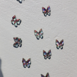 夢色蝶々のボディピアス つけっぱなしOK✨（ピアス、ノンホールピアスもご用意しています）サージカルステンレス プレゼント 4枚目の画像