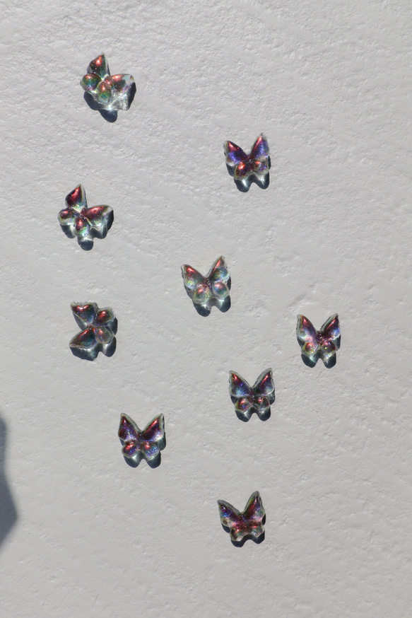 夢色蝶々のボディピアス つけっぱなしOK✨（ピアス、ノンホールピアスもご用意しています）サージカルステンレス プレゼント 4枚目の画像