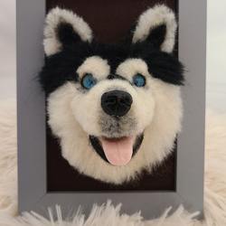 羊毛フェルト犬　モコクル 5cdf9b1dcb1a3f8cd70b76cd4dae92