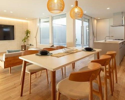 製作例】フランス産モルタルのテーブル／モールテックス風