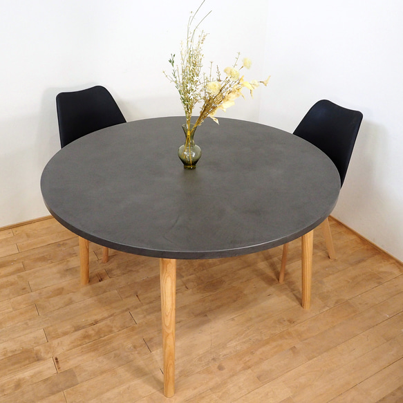 【製作例】フランス産モルタルのテーブル 直径 サイズ XL