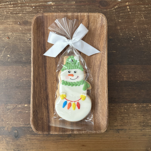 クッキーオーナメント スノーマン （ガーランド/ロングマフラー