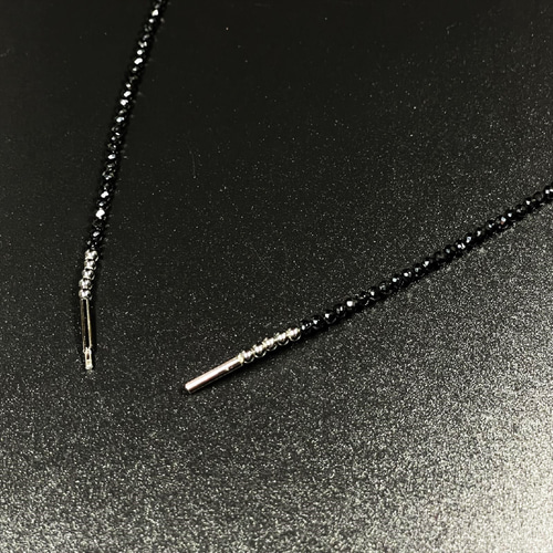トップのイニシャルを選べます】鉱石 テラヘルツ カットオニキス