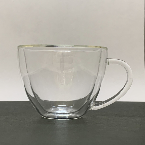 耐熱ガラスのダブルウォールマグカップ 2 1枚目の画像