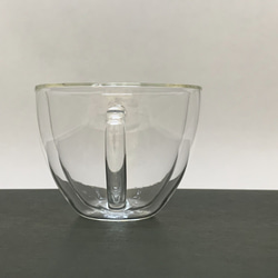 耐熱ガラスのダブルウォールマグカップ 2 3枚目の画像