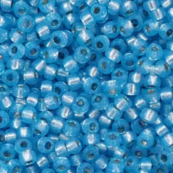 特小ビーズ バラパック 573 アバラス銀引ブルー 2枚目の画像