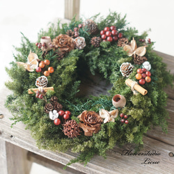 クリスマスが待ち遠しい♡フレッシュリース 超早割クリスマス2025】フレッシュ クリスマスリース Φ33 リース
