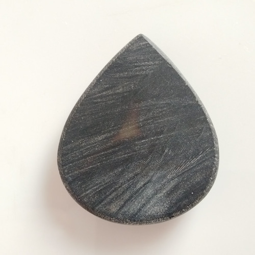 ブラックオニキスアゲート ドゥルージー 40x33mm ルース 天然石 SPES