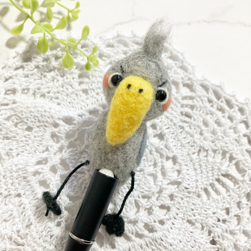 ハシビロコウ好きさんのための 存在感たっぷり 羊毛フェルト