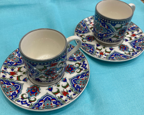 New】トルココーヒーカップ2客セット Box入り ティーカップ Alii