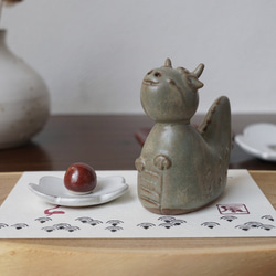 夢をつかむ龍　置物 / 陶器　干支・辰・たつ /Creema限定 3枚目の画像