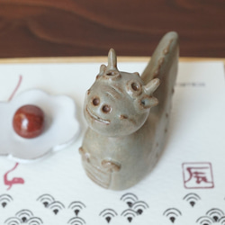 夢をつかむ龍　置物 / 陶器　干支・辰・たつ /Creema限定 2枚目の画像
