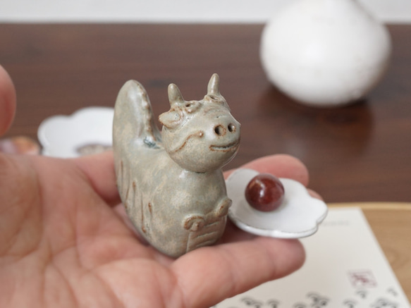 夢をつかむ龍　置物 / 陶器　干支・辰・たつ /Creema限定 5枚目の画像