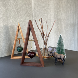 triangle tree / 季節 母の日 お正月 北欧 木 プレゼント 玄関 大人 インテリア シンプル 10枚目の画像