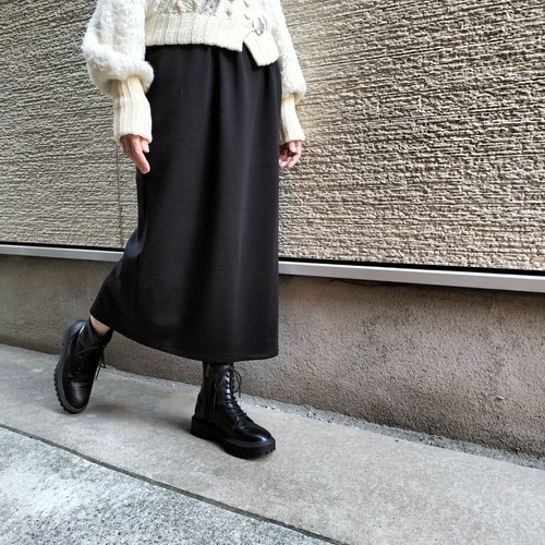 美品 yori ヨリ ウール  100％ タイトスカート ミモレ丈 日本製
