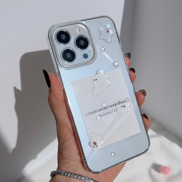 R111　人気No.2お目目、合わないじゃん！　　　　　　　　クリアケース　iPhone全機種対応 10枚目の画像