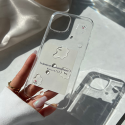 R111　人気No.2お目目、合わないじゃん！　　　　　　　　クリアケース　iPhone全機種対応 3枚目の画像