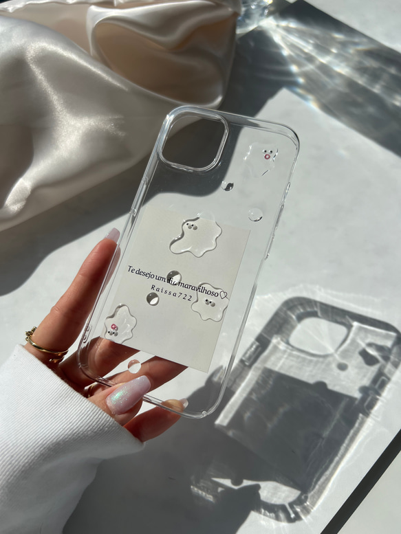 R111　人気No.2お目目、合わないじゃん！　　　　　　　　クリアケース　iPhone全機種対応 3枚目の画像