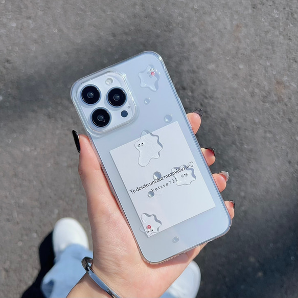 R111　人気No.2お目目、合わないじゃん！　　　　　　　　クリアケース　iPhone全機種対応 9枚目の画像