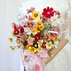 インテリア:ウェディングブーケ&ブートニア 楽天市場】ウェディングブーケ 造花ブーケ ブーケ ブートニア