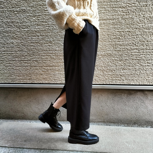 バレンチノ  ロングスカート ブラック 美品 イタリア製 Valentino Garavani ロングスカート - Vlogo Signature