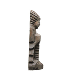 守護神 (15cm gh4413) 佛像圓空佛複製品木雕 第5張的照片