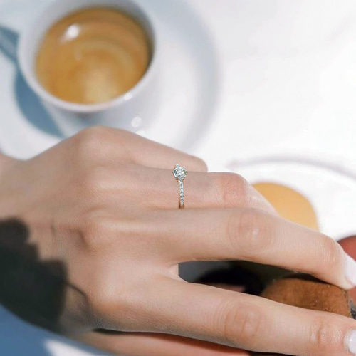 0.5ct 婚約指輪 プロポーズリング 天然ダイヤモンド 永久保証 0.5ct 婚約指輪 プロポーズリング 天然ダイヤモンド 永久保証