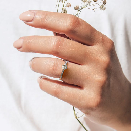 0.5ct 婚約指輪 プロポーズリング 天然ダイヤモンド 永久保証 0.5ct 婚約指輪 プロポーズリング 天然ダイヤモンド 永久保証