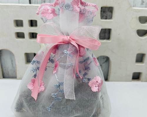 ラベンダーのサシェ 香り袋 ピンク ハンドメイド 富良野 快眠 アロマ