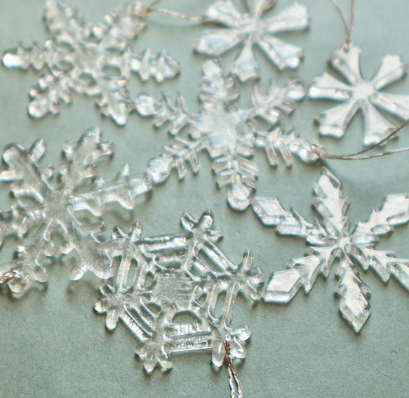 雪の結晶オーナメント7点セット❄️《特集掲載》 6枚目の画像