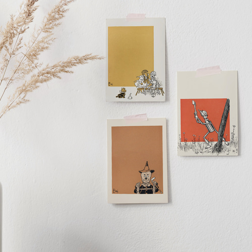 NO.516】オズの魔法使いイラストアートポスター☆ファンシーおしゃれ