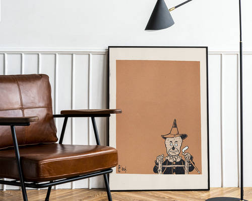 NO.516】オズの魔法使いイラストアートポスター☆ファンシーおしゃれ