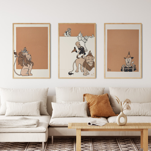 NO.516】オズの魔法使いイラストアートポスター☆ファンシーおしゃれ