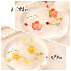 梅の花ピアス・イヤリング オーダー受付 5ad9a680aeba0585e51020649c1b69