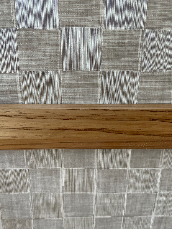 HeartLab様オーダー品　木製フレーム　額縁　クリ材　シンプル　UVカットアクリル板(クリア)  チェスナット色 7枚目の画像