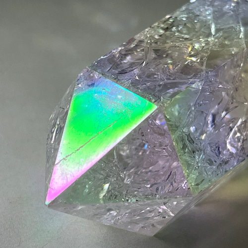 ⭐️新品⭐️❤️✨アーカンソー産✨レインボーオーラ水晶七星陣