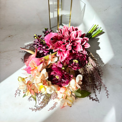 Wedding Bouquet ー Red Dahliaー　【レンタルブーケ　3泊4日】 3枚目の画像